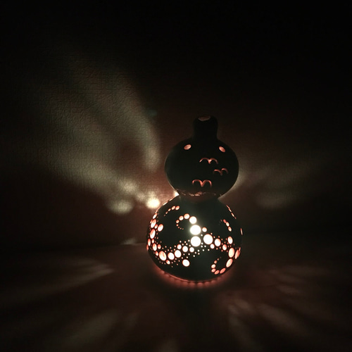 送料無料]ひょうたんランプ〜星鳥〜 スタンドライト・テーブルランプ