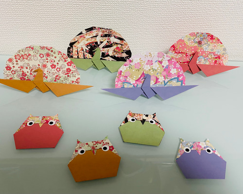 ハンドメイド 折り紙/冬・動物さんたちʕ•ᴥ•ʔ ハンドメイド 折り紙/冬・動物さんたちʕ•ᴥ•ʔ ハンドメイド