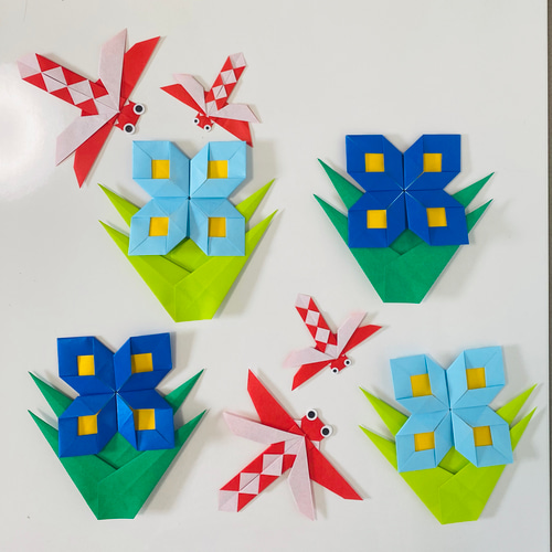 折り紙 ハンドメイド 壁面飾り 折り紙 メダル 花 壁面飾り ハンドメイド 40個 角 - メルカリ