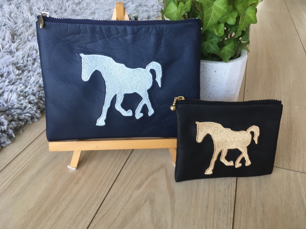 馬　ポーチセット　はなざわさんご注文