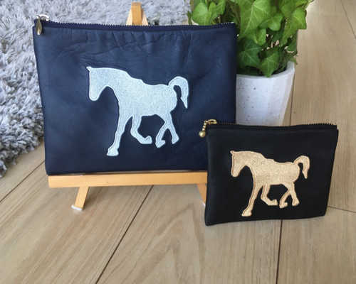 馬 ポーチセット はなざわさんご注文 ポーチ SHOーTIME 通販 12182285