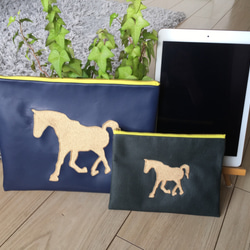 馬 ポーチ のおすすめ人気通販｜Creema(クリーマ) ハンドメイド