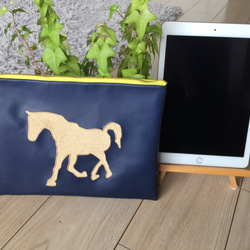 馬 ポーチセット ポーチ SHOーTIME 通販 12004221｜Creema(クリーマ