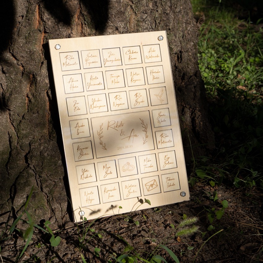 パーツ選択OK！ゲストとつくる結婚証明書 SMLあり／mcs11 14,040円