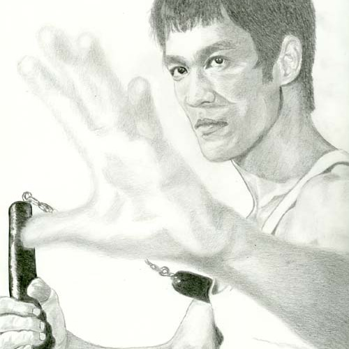 ブルース・リーの切り絵です！ - メルカリ