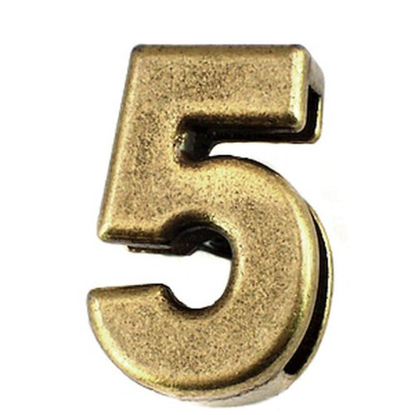 モンゴル　ピンバッジ　アンティーク　39個 ピンバッジ 数字「5」番」アンティーク真鍮色 ピンズ 大文字