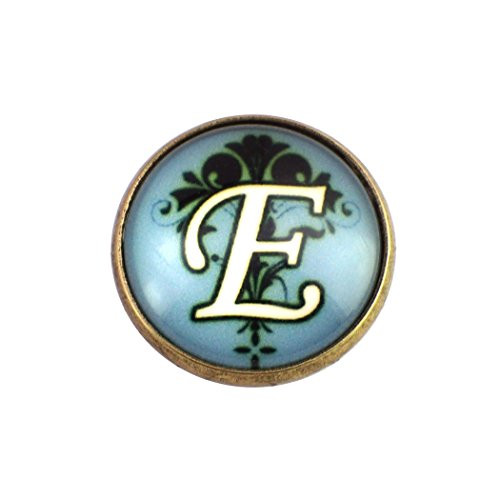 ピンバッジ アルファベット「E」 ピンズ 筆記体 アール