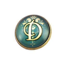 アンティークピンバッヂ Amazon | ピンバッジ アルファベット X アンティーク真鍮色