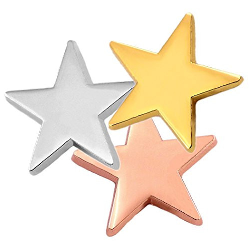TENDERLOIN テンダーロイン スター ピンズ 星形 バッジ 3個セット ピンズ3色に光る スター 星 型 ピンバッジ 3個で1セット 金色 銀色