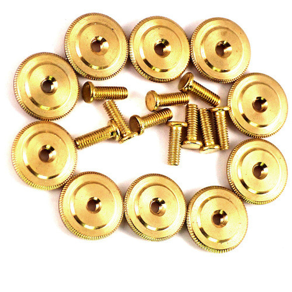 別針徽章製造零件螺絲類型長度8mm黃銅別針製造零件10針10扣仿古黃銅顏色 第2張的照片