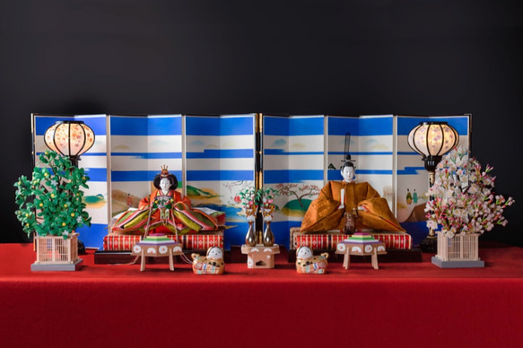 雛人形 朱雀大路大極殿束帯雛 京頭 川瀬猪山 その他インテリア雑貨