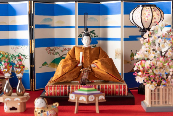 雛人形　朱雀大路大極殿束帯雛　京頭　川瀬猪山 サイズ