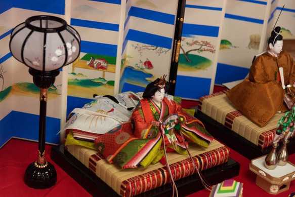 雛人形　朱雀大路大極殿束帯雛　京頭　川瀬猪山 サイズ