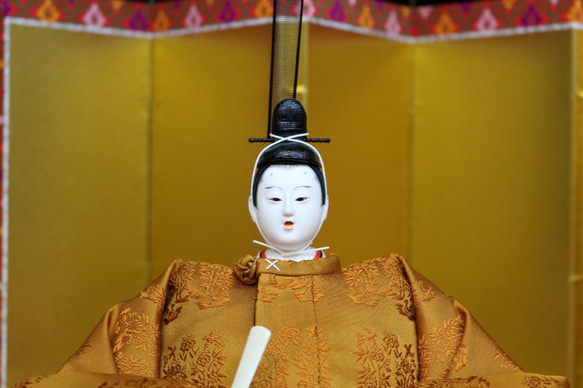 雛人形　朱雀大路大極殿束帯雛　京頭　川瀬猪山 サイズ