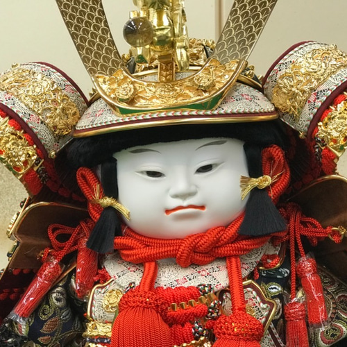 鎧着大将 京頭 川瀬健山 【五月人形】 その他インテリア雑貨 人形司