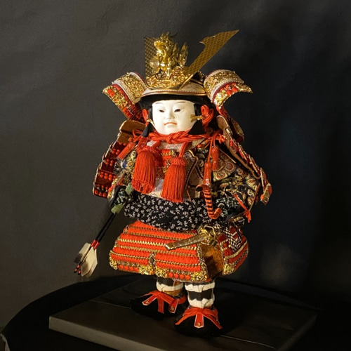 五月人形 大将　毛皮付き　13号 鎧着大将 京頭 川瀬健山 【五月人形】 その他インテリア雑貨