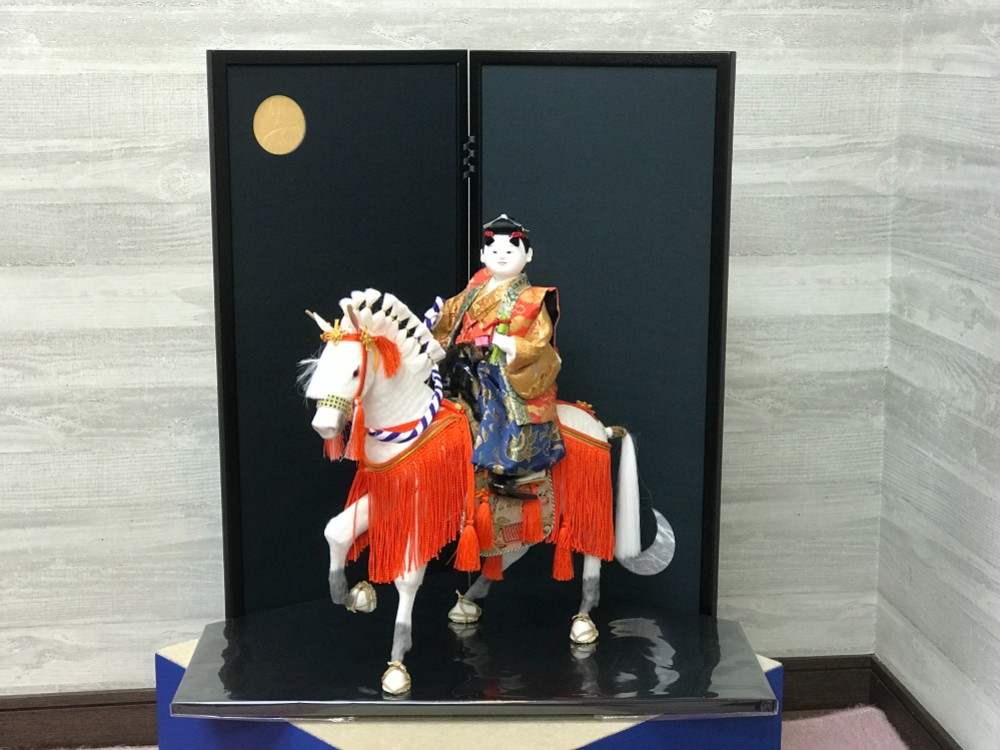 馬乗若殿　京頭　川瀬健山　【五月人形】