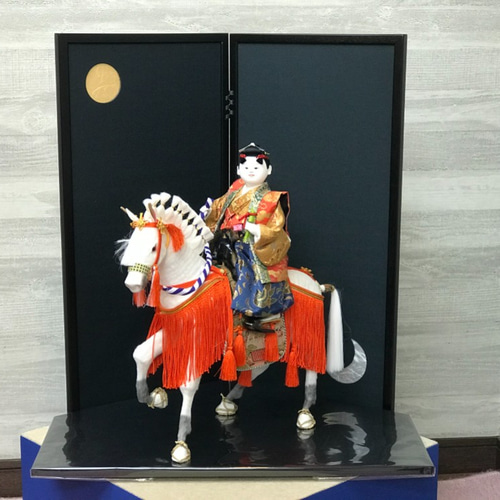 馬乗若殿 京頭 川瀬健山 【五月人形】 その他素材 人形司 大橋弌