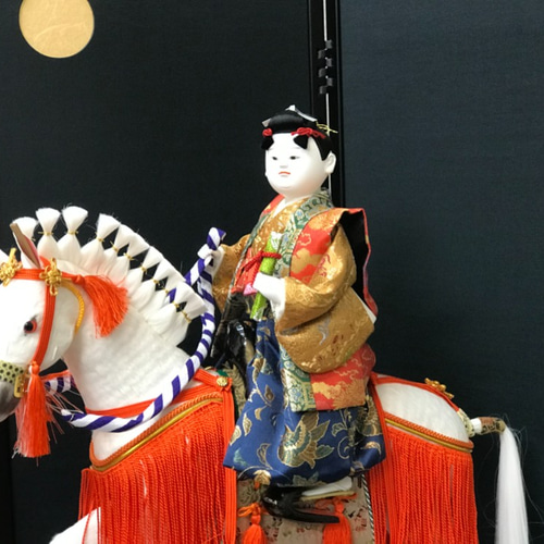 馬乗若殿 京頭 川瀬健山 【五月人形】 その他素材 人形司 大橋弌峰