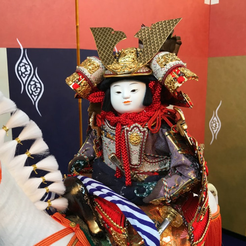 馬乗鎧着大将・郎党・旗持 京頭 川瀬猪山 【五月人形】 金具 馬乗鎧着大将・郎党・旗持 京頭 川瀬猪山 【五月人形】 金具