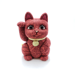 江戸木目込 しあわせパンダ 江戸紫 柿沼東光作 その他置物 Kakinuma