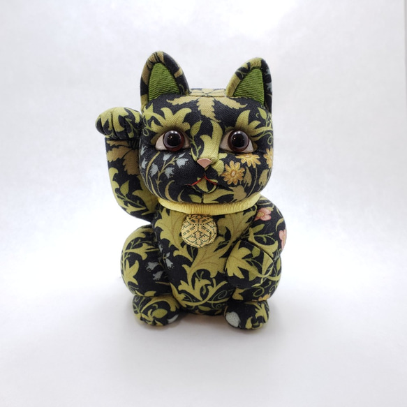 柿沼東光作 江戸木目込み人形 しあわせパンダ 江戸紫 柿沼東光