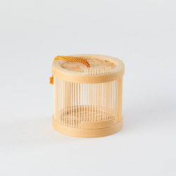 駿河竹千筋細工 竹で作った虫籠 ミニ丸 【送料無料】～国指定 伝統的