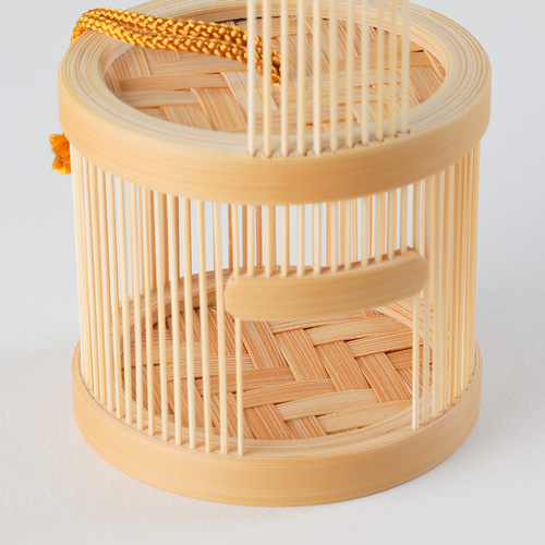 駿河竹千筋細工 竹で作った虫籠 ミニ丸 【送料無料】～国指定 伝統的