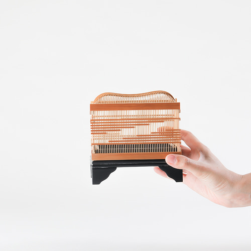 駿河竹千筋細工 竹で作った虫籠 御殿虫籠（小）【送料無料