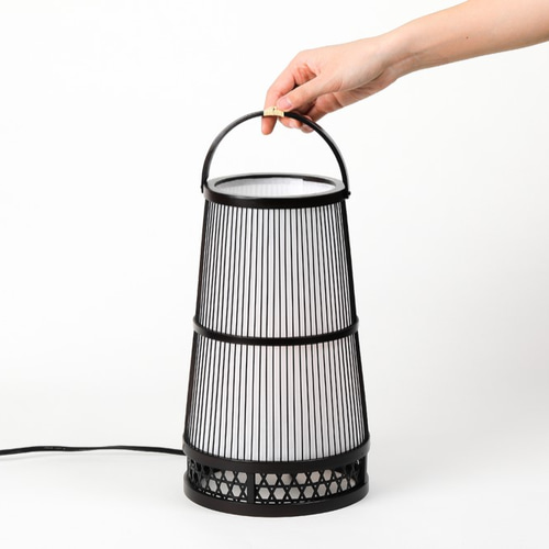 駿河竹千筋細工 竹で作った行灯 羽衣 スタンドライト・テーブルランプ