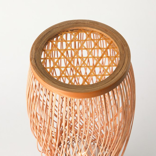 駿河竹千筋細工 大村竹心坊作 行灯 ナイトスタンド 和風 フロアランプ