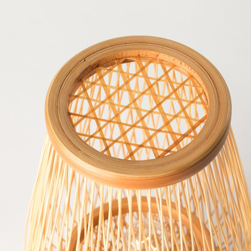 駿河竹千筋細工 竹で作った行灯 花のつぼ【送料無料】～国指定 伝統的