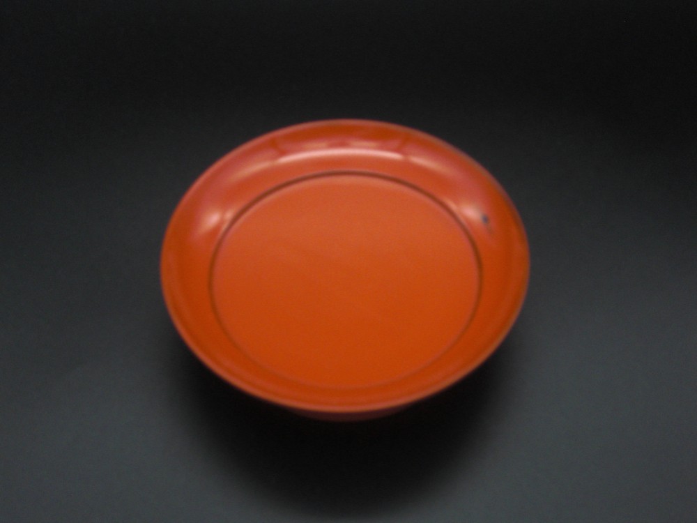 清水焼　大皿　椿　飾皿