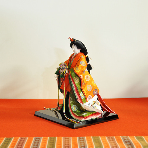 正絹　立びな飾　皇宮 京製 雛人形 京10番皇宮雛 立雛 ひな人形・雛飾り 平安光義 通販