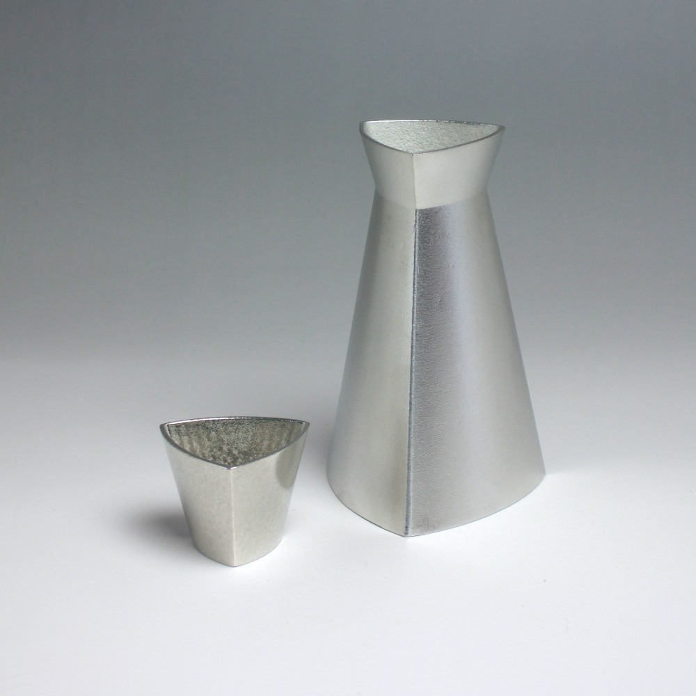 TRI（トライ）　△一合徳利　錫製酒器