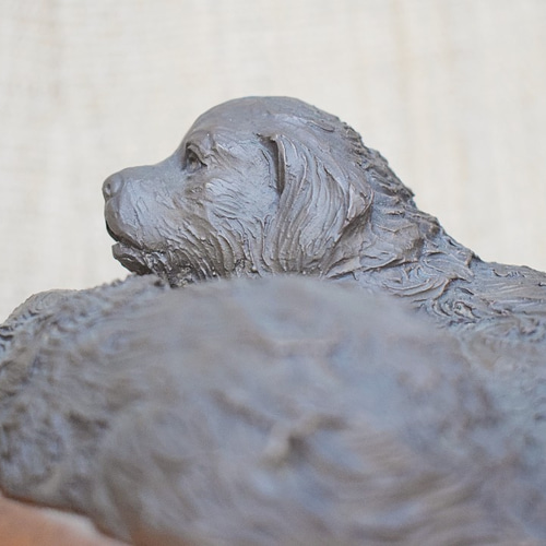 ブロンズ像　作家物　子犬像 ブロンズ像 作家物 子犬像