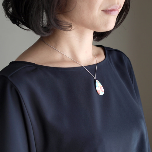 うのにもお得な情報満載！ 尾張七宝 極上ペンダント 水玉 雫 ネックレス・ペンダント その他