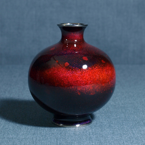 尾張七宝 4.5寸玉形 一輪挿し 陽（よう） 一輪挿し・花瓶・花器 三代目