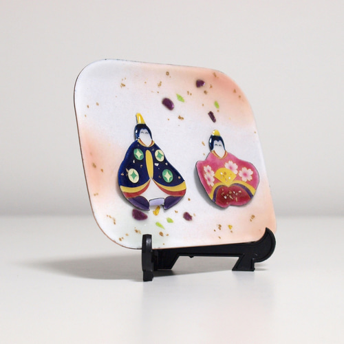 尾張七宝花鳥図飾り皿 [B25295] 尾張七宝花鳥図飾り皿 [B25295] 花鳥図 飾り皿 明治期 七宝焼