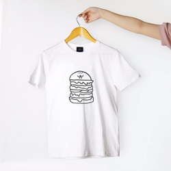 「ハンバーガー」ジャンクTシャツ 1枚目の画像