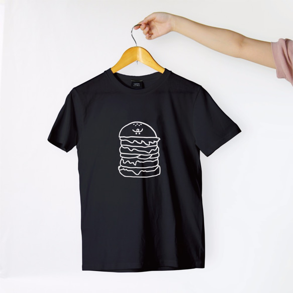 「ハンバーガー」ジャンクTシャツ 2枚目の画像