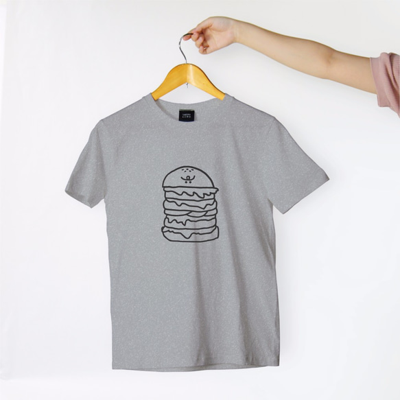 「ハンバーガー」ジャンクTシャツ 3枚目の画像