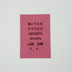 名入れ　文字入れ 2枚目の画像