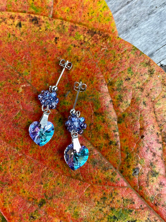 SWAROVSKI ピアス Matrix フープピアス, バゲット・カット