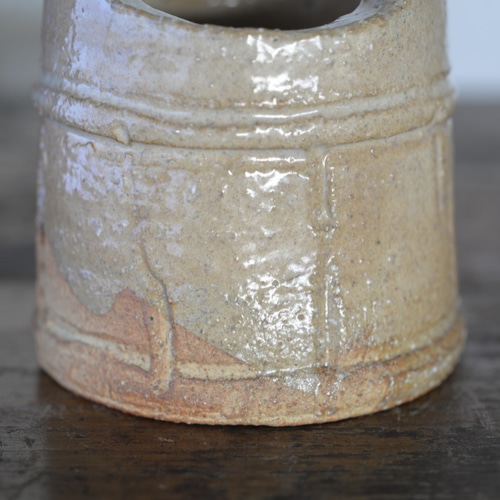 ただいま送料無料！】萩焼 花入（手桶） 一輪挿し・花瓶・花器 牧野窯