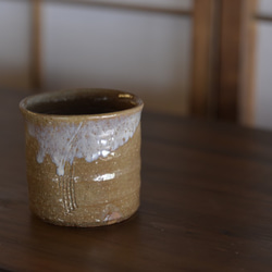 萩焼 焼酎カップ（目盛付） 1枚目の画像