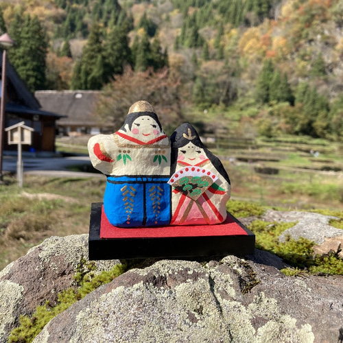 越中和紙 紙塑人形 五箇山立雛 その他人形 ワシ 通販 10800766｜Creema