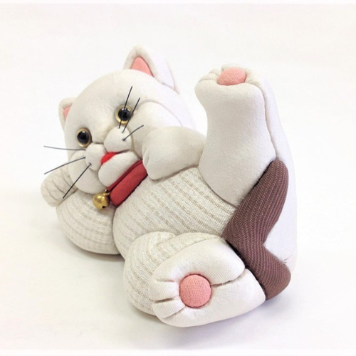 ポンパドー ビター 木目込み人形 お願い猫 - 通販 - mmstreinamentos