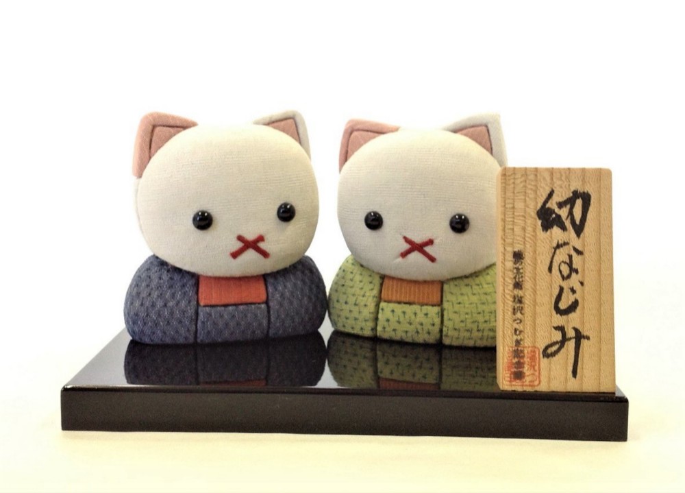 塩沢織木目込み人形 　幼なじみ