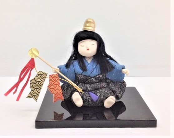 塩沢織木目込五月人形　さつき童